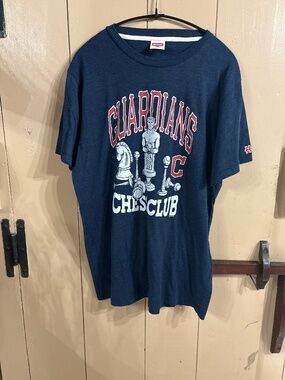 Homage Cleveland Guardians Chess Club Shirt, MLB, medium
